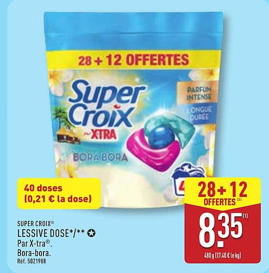 SUPER CROIX LESSIVE DOSE - BORA BORA
