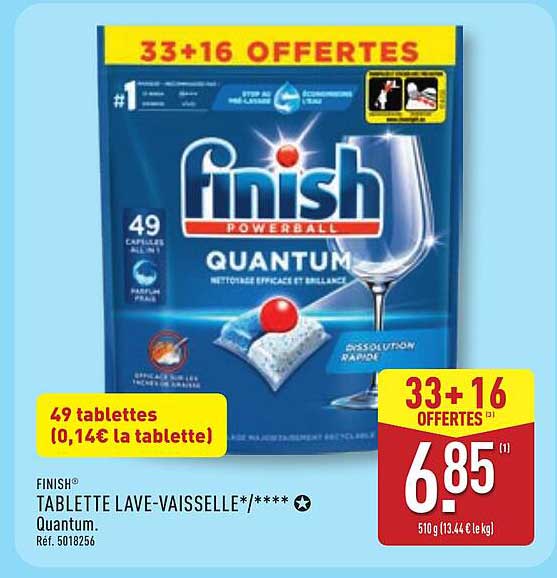 TABLETTE LAVE-VAISSELLE*/**** Quantum.