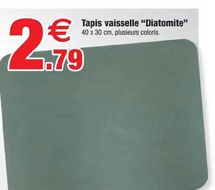 Tapis vaisselle "Diatomite"