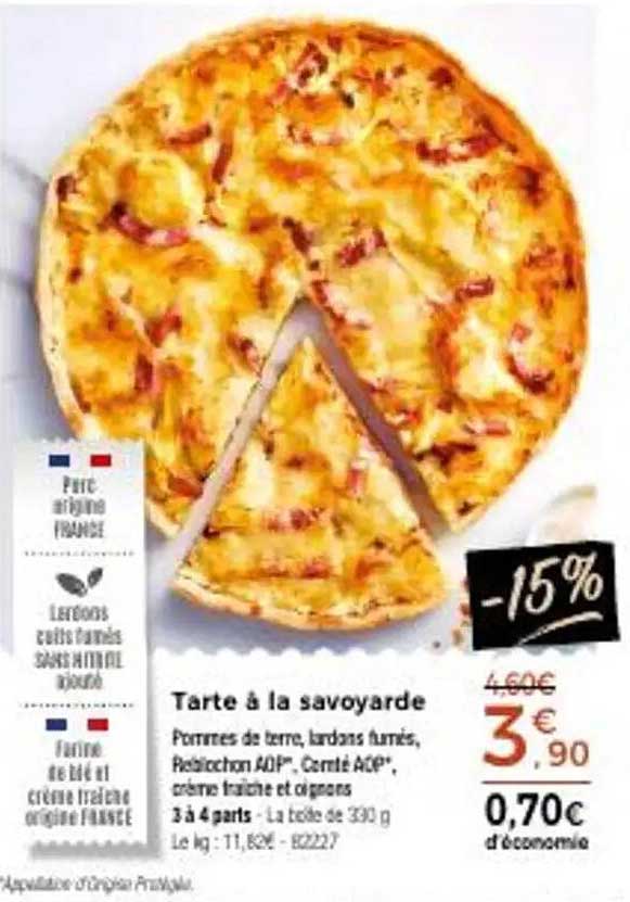 Tarte à la savoyarde