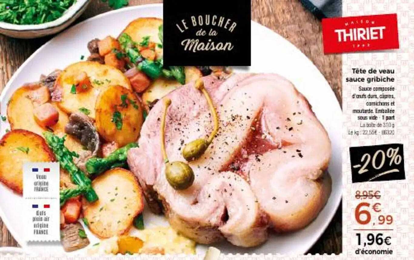 Tête de veau sauce gribiche
