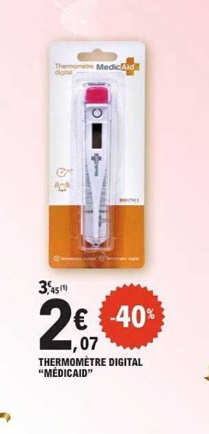 THERMOMÈTRE DIGITAL “MÉDICAID”