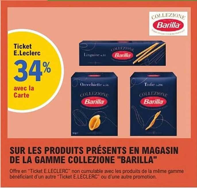 Ticket E.Leclerc 34% avec la Carte