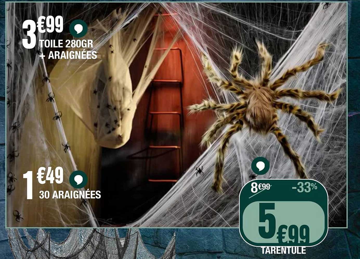 Toile 280gr + Araignées