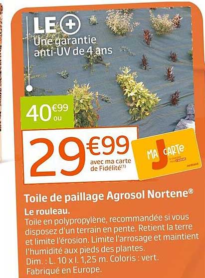 Toile de paillage Agrosol Nortene®