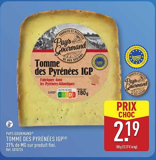 TOMME DES PYRÉNÉES IGP