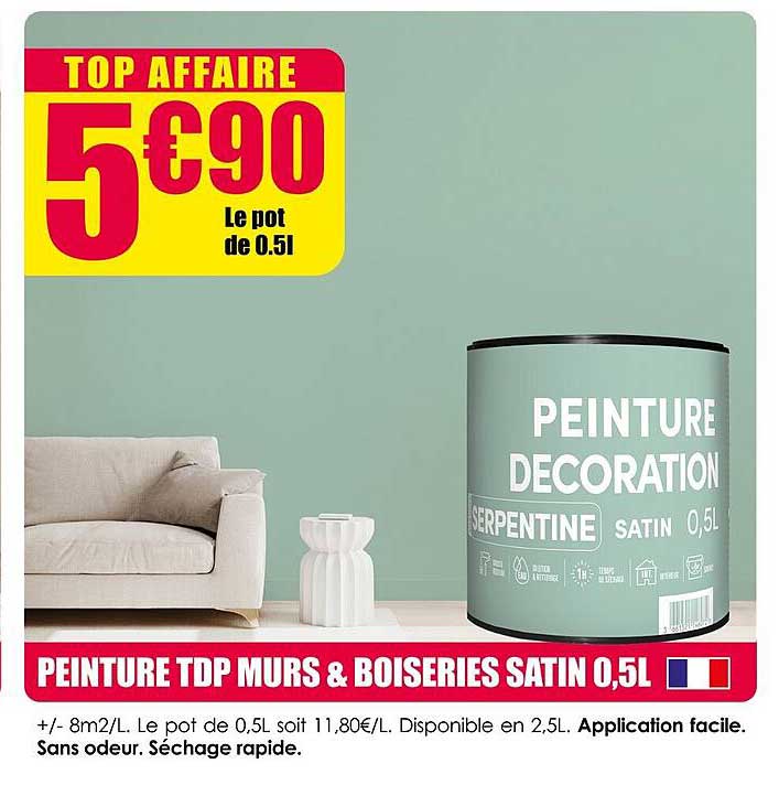 TOP AFFAIRE 5 €90 Le pot de 0.5l
