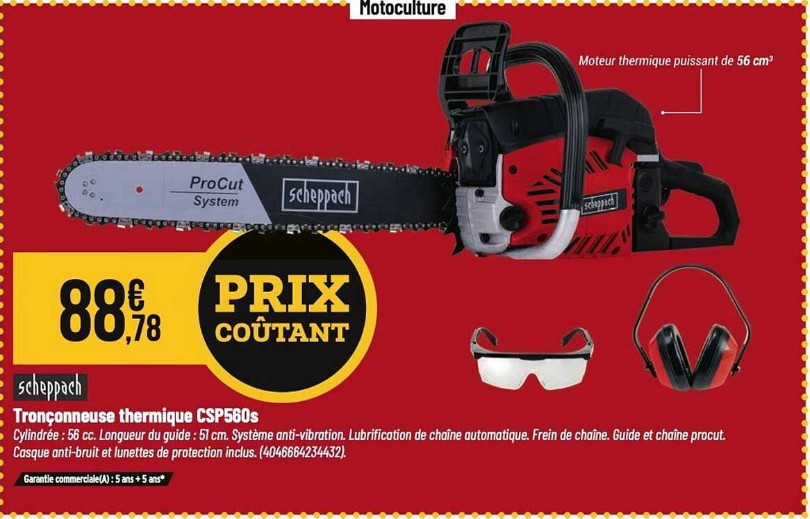 Tronçonneuse thermique CSP560s