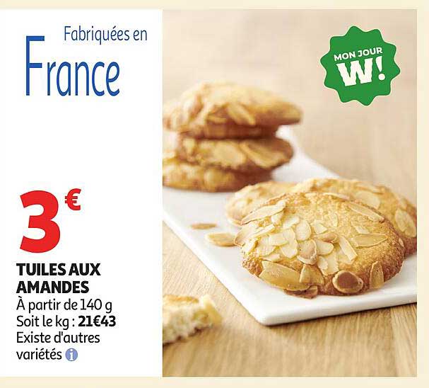 TUILLES AUX AMANDES