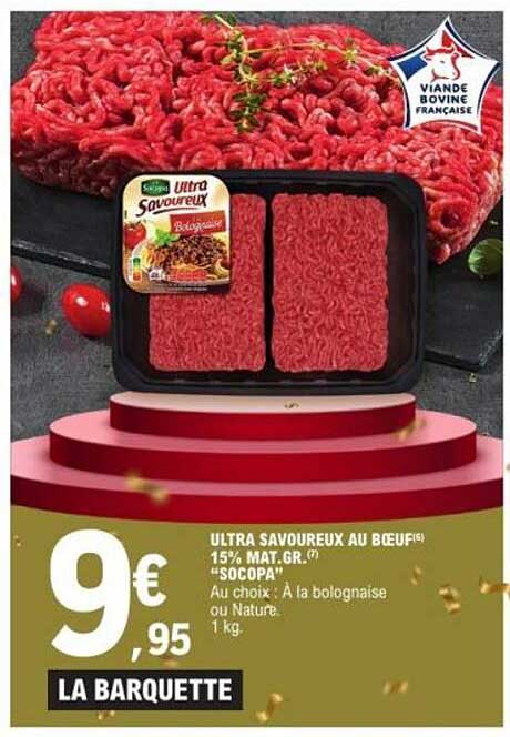 ULTRA SAVOUREUX AU BŒUF 15% MAT. GR.