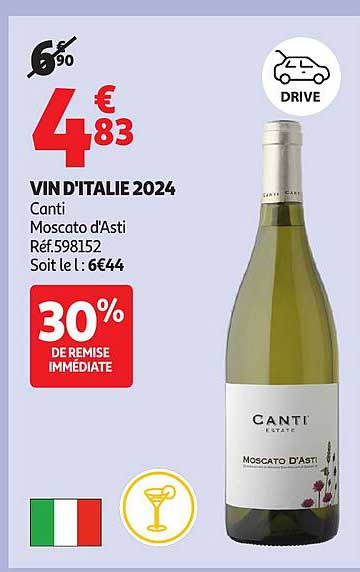 VIN D'ITALIE 2024 Canti Moscato d'Asti