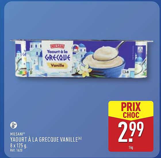 Yaourt à la Grecque Vanille
