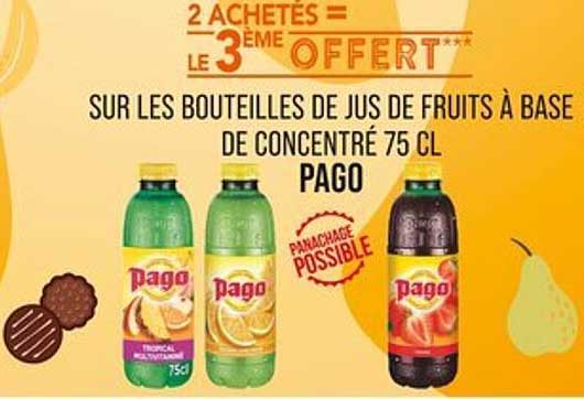 2 ACHETÉS = LE 3ÈME OFFERT