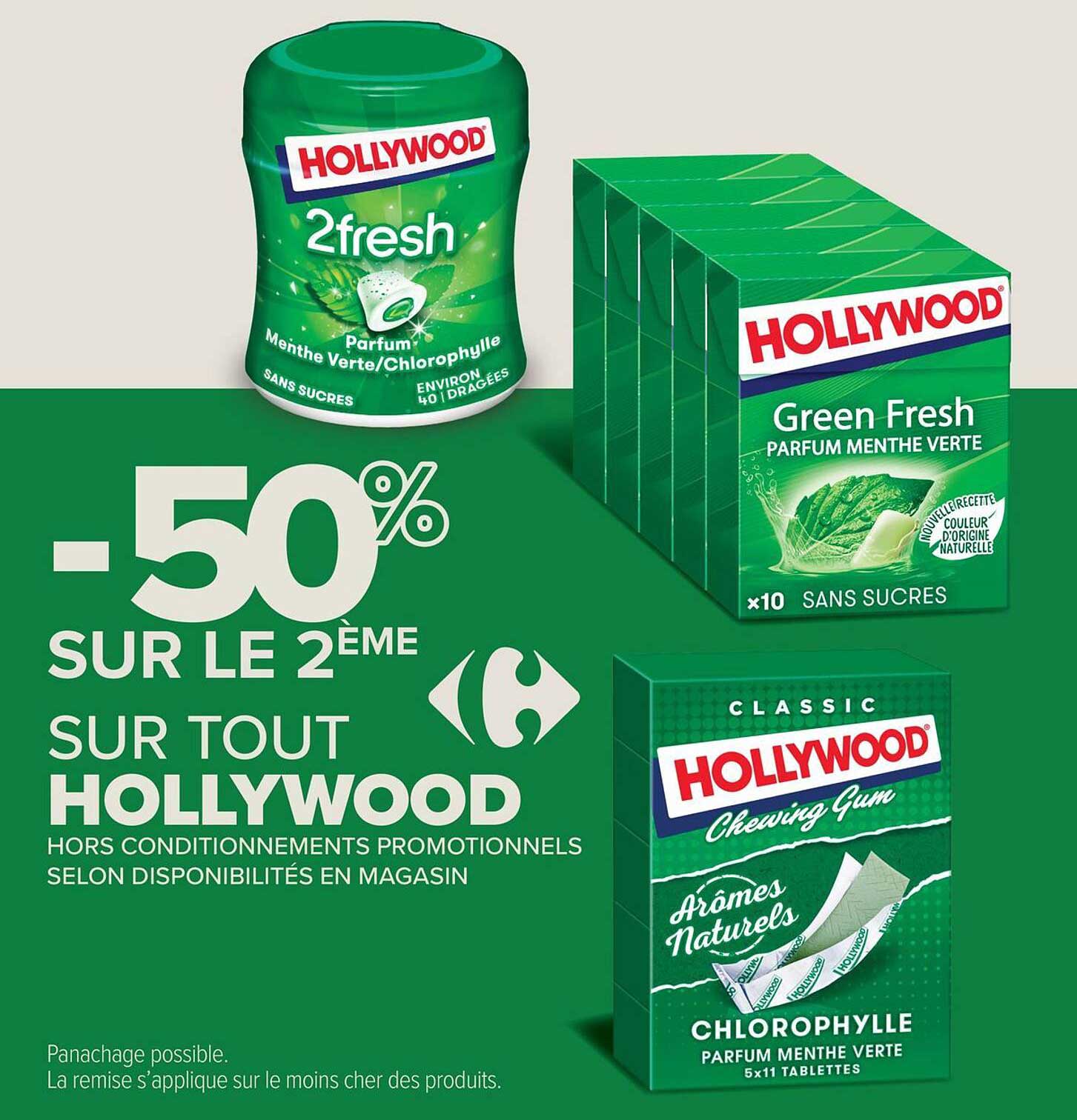 -50% SUR LE 2ÈME SUR TOUT HOLLYWOOD