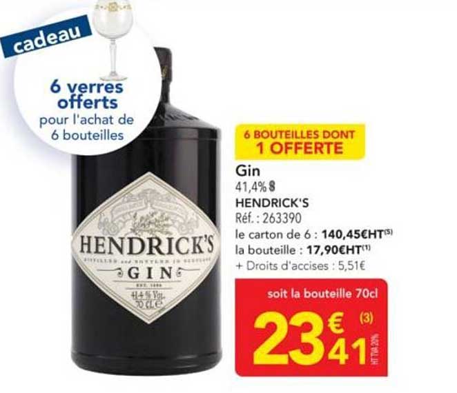 6 bouteilles dont 1 offerte