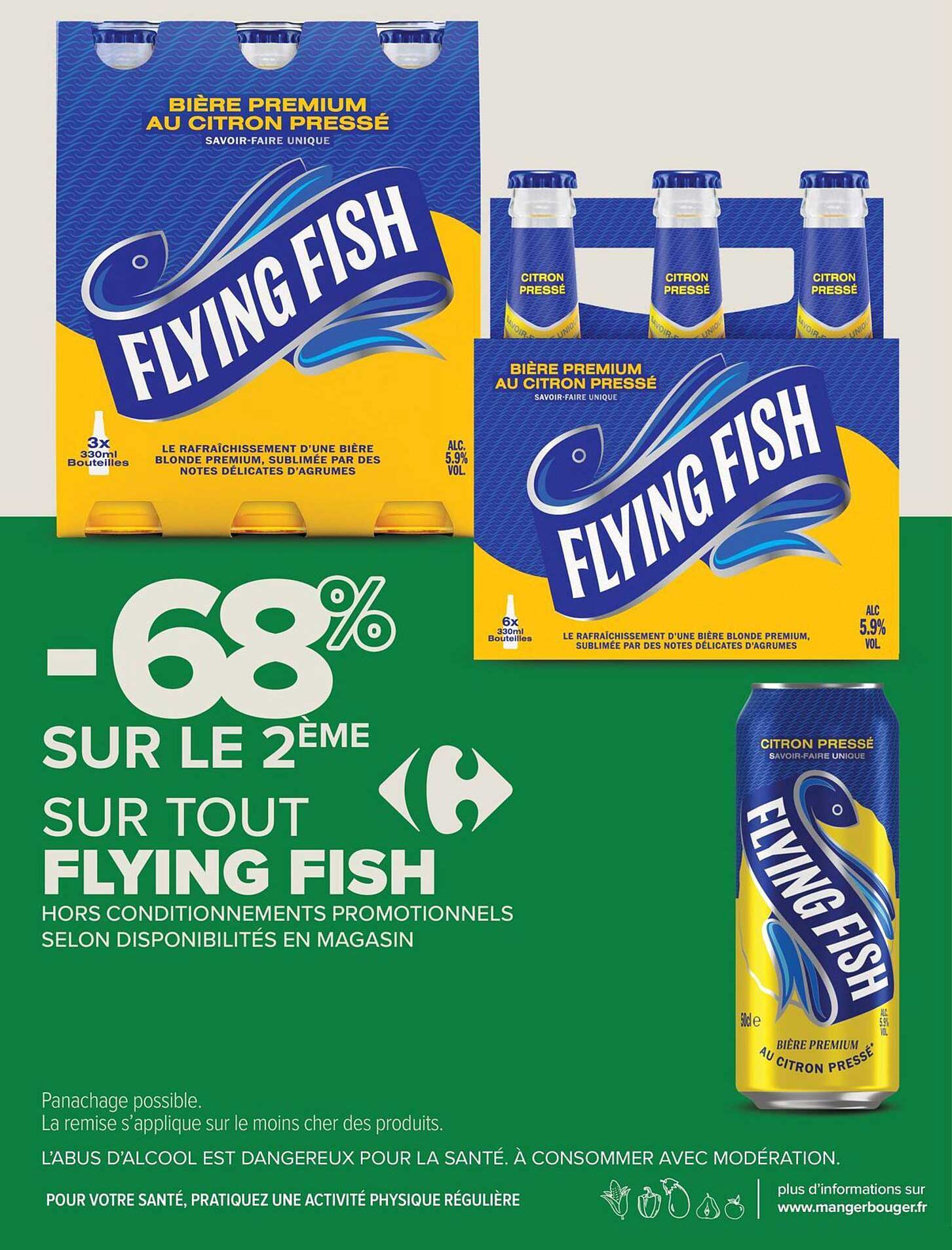 68% SUR LE 2ème SUR TOUT FLYING FISH