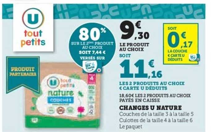 80% SUR LE 2ÈME PRODUIT AU CHOIX