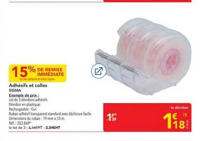 Adhésifs et colles SIGMA