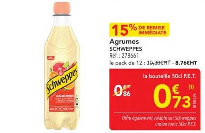 Agrumes SCHWEPPES