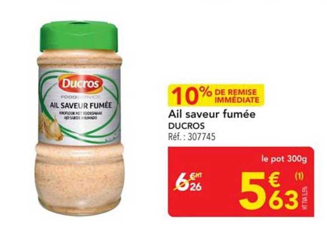 Ail saveur fumée DUCROS