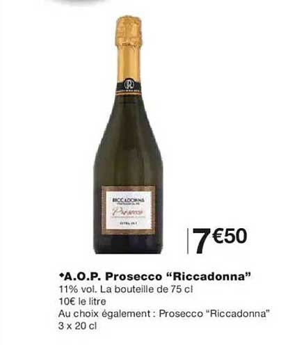 A.O.P. Prosecco “Riccadonna”