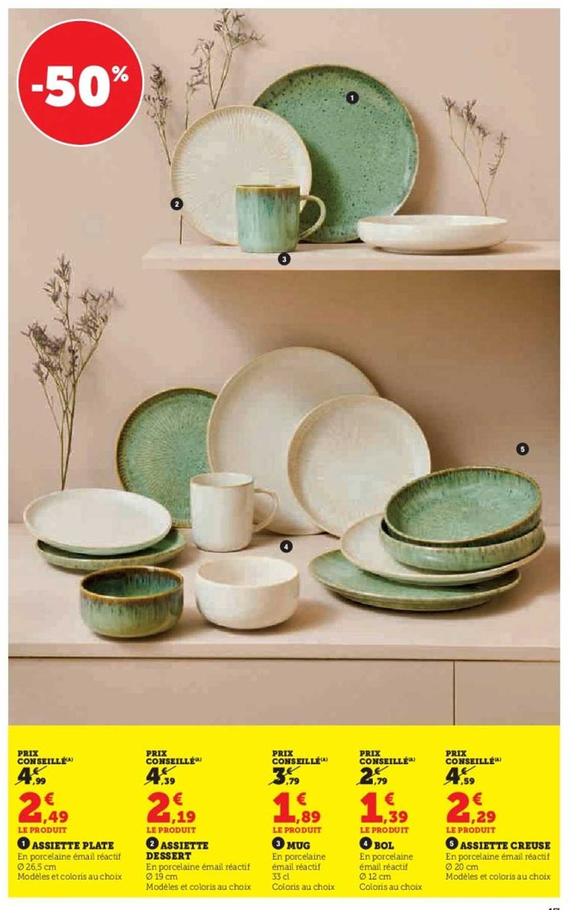 Assiette Plate à 2,49 €