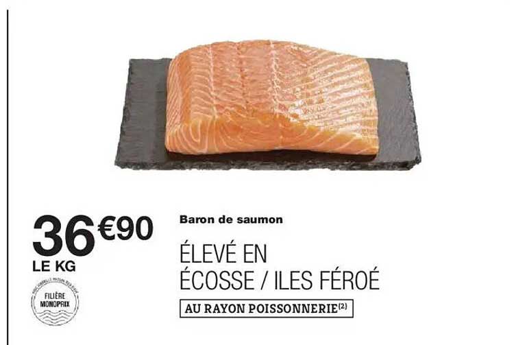 Baron de saumon - Élevé en Écosse / Iles Féroé