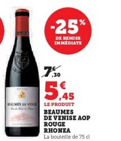 BEAUMES DE VENISE AOP ROUGE RHONEA