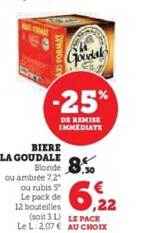 BIERE LA GOUDALE