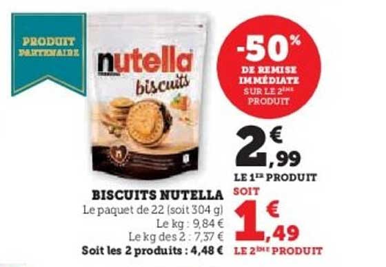 BISCUITS NUTELLA