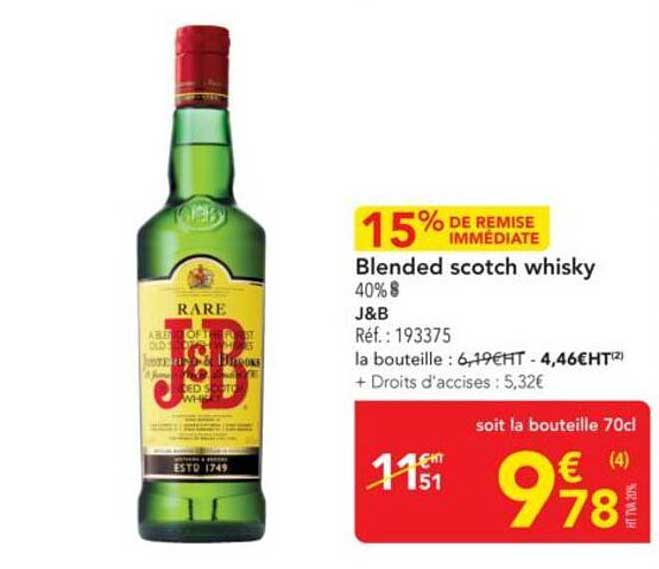 Blended scotch whisky