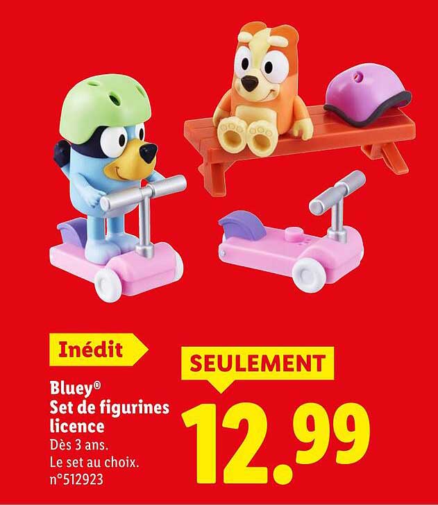 Bluey® Set de figurines licence