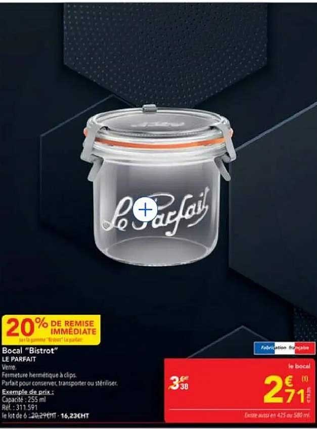 Bocal "Bistrot" LE PARFAIT