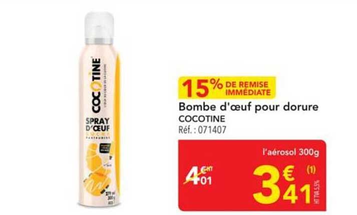 Bombe d'œuf pour dorure COCOTINE