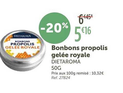 Bonbons propolis gelée royale