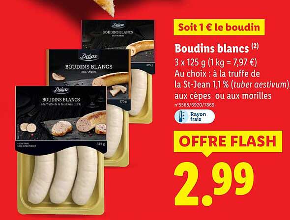 Boudins blancs