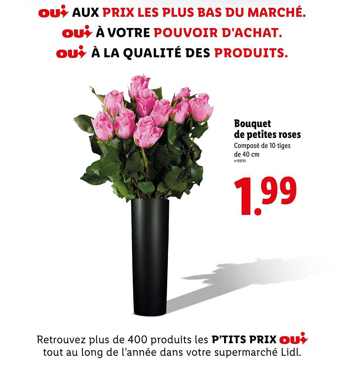Bouquet de petites roses