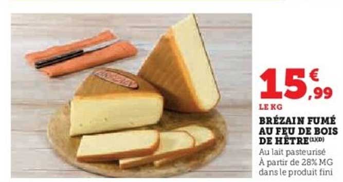 BRÉZAIN FUMÉ AU FEU DE BOIS DE HÊTRE (1KG)