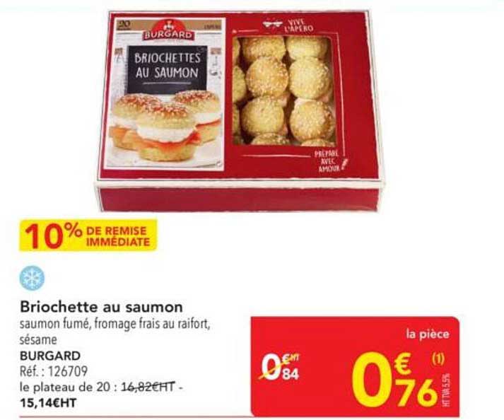 Briochette au saumon