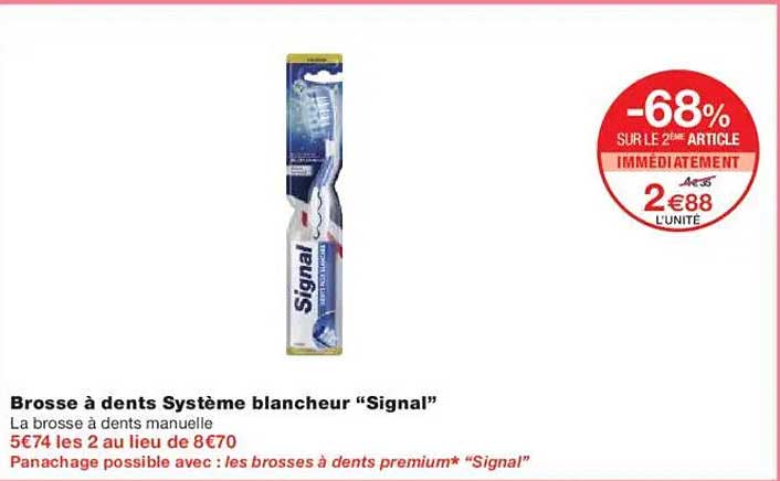 Brosse à dents Système blancheur “Signal”