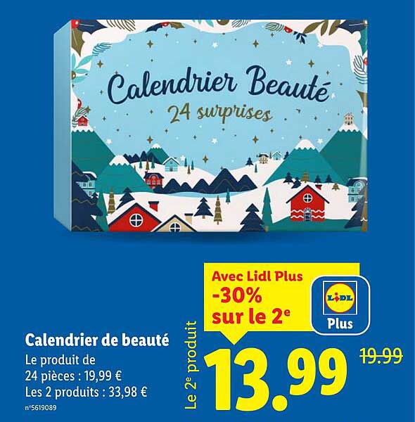 Calendrier de beauté