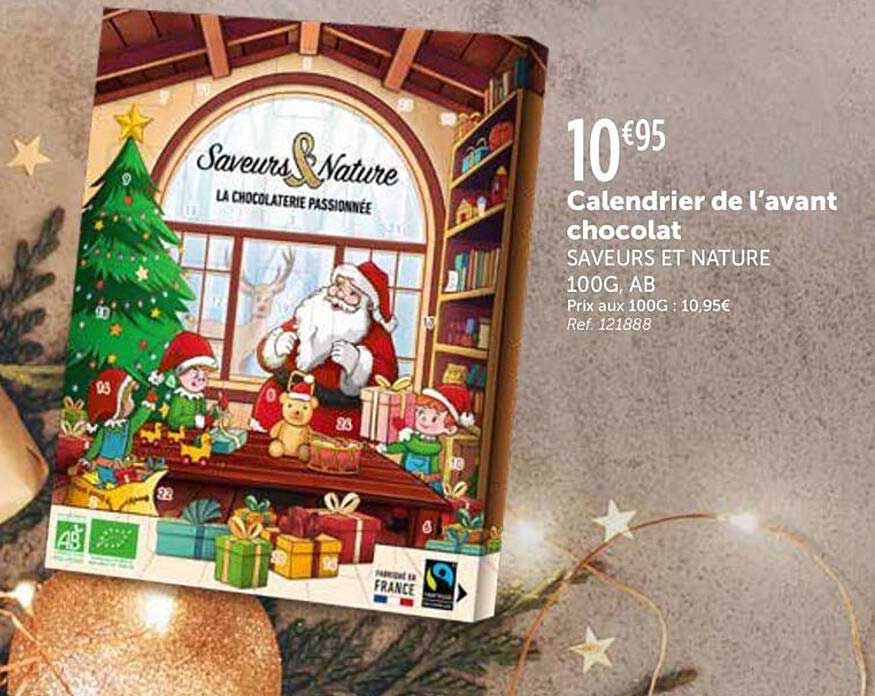 Calendrier de l’avant chocolat