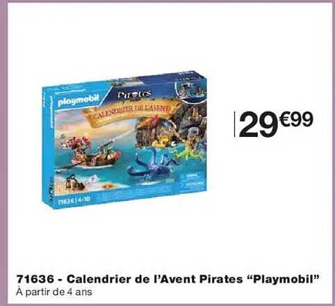 Calendrier de l’Avent Pirates “Playmobil”