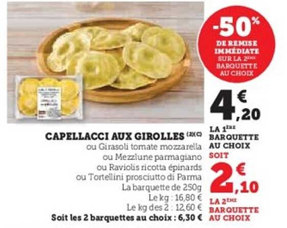CAPELLACCI AUX GIROLLES
