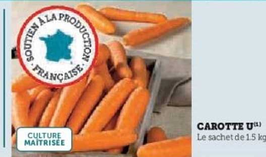 CAROTTE U - Le sachet de 1.5 kg