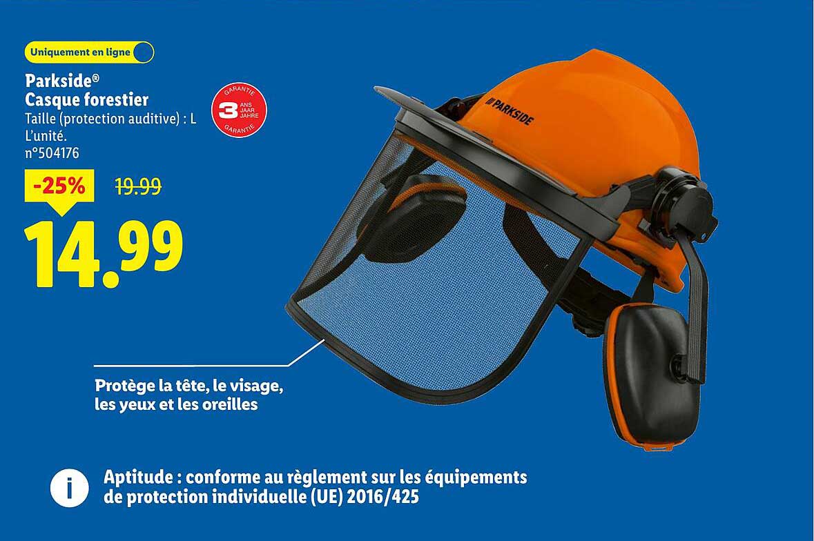 Casque forestier Parkside