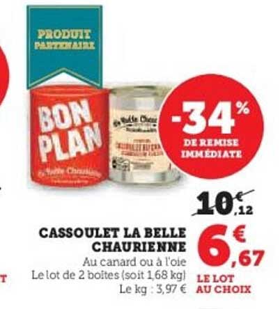 CASSOULET LA BELLE CHAURIENNE