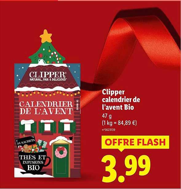 Clipper calendrier de l’avent Bio
