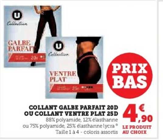 COLLANT GALBE PARFAIT 20D OU COLLANT VENTRE PLAT 25D