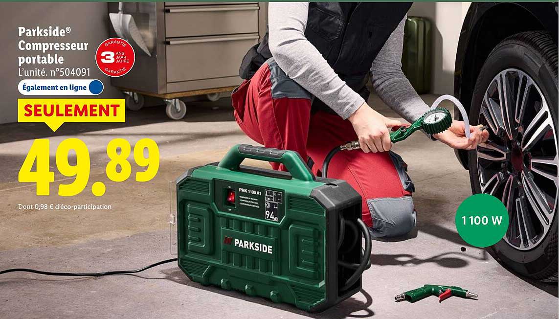 Compredeur portable Parkside